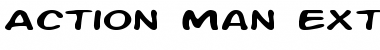 Download Action Man Extended Regular Font Title Preview
