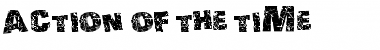 Download ACTION OF THE TIME Regular Font Title Preview