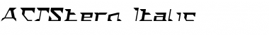 Download ACTStern Italic Font Title Preview