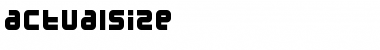 Download ActualSize Regular Font Title Preview