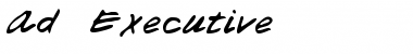 Download Ad Executive Regular Font Title Preview