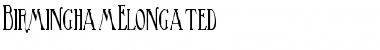 Download BirminghamElongated Regular Font Title Preview