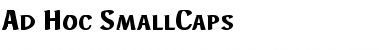 Download Ad Hoc SmallCaps Regular Font Title Preview