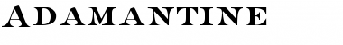 Download Adamantine Regular Font Title Preview