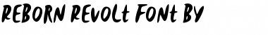 Download Reborn Revolt Regular Font Title Preview