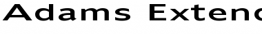 Download Adams Extended Normal Font Title Preview