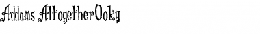 Download Addams AltogetherOoky Font Title Preview