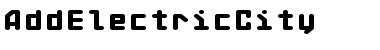 Download AddElectricCity Regular Font Title Preview