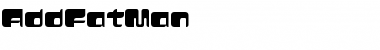 Download AddFatMan Regular Font Title Preview