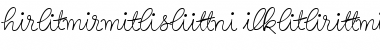 Download Birthday Ligatures Three Regular Font Title Preview