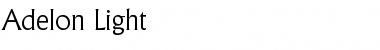 Download Adelon-Light Regular Font Title Preview