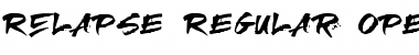 Download RElapse Regular Font