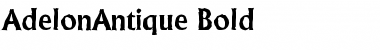 Download AdelonAntique Bold Font Title Preview