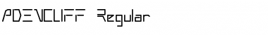 Download ADENCLIFF Regular Font Title Preview