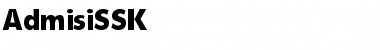 Download AdmisiSSK Regular Font Title Preview