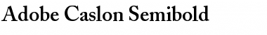 Download ACaslon Regular Bold Font