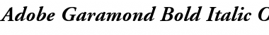Download AGaramond BoldOsF Italic Font Title Preview