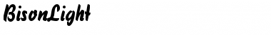 Download BisonLight Medium Font Title Preview