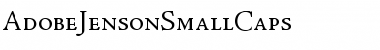 Download AdobeJensonSmallCaps Roman Font Title Preview