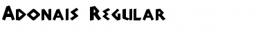 Download Adonais Regular Font Title Preview