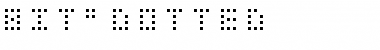Download Bit Dotted Bit Dotted Font Title Preview