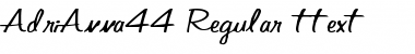 Download AdriAnna44 Regular Font Title Preview