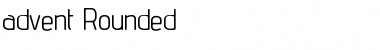 Download advent Rounded Font Title Preview