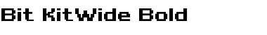 Download Bit KitWide Bold Regular Font Title Preview