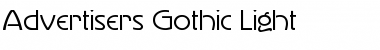 Download Advertisers Gothic Light Regular Font Title Preview