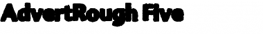 Download AdvertRough Five Font Title Preview