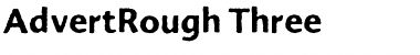 Download AdvertRough Three Font Title Preview