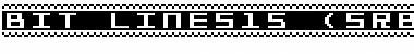 Download Bit Lines15 (sRB) Regular Font Title Preview
