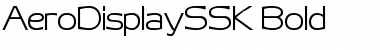 Download AeroDisplaySSK Bold Font Title Preview
