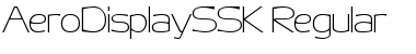 Download AeroDisplaySSK Regular Font Title Preview