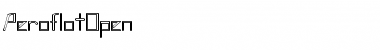 Download AeroflotOpen Regular Font Title Preview