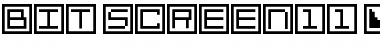 Download Bit Screen11 (sRB) Regular Font Title Preview