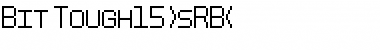 Download Bit Tough15 (sRB) Regular Font Title Preview