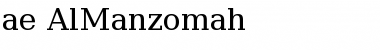 Download ae_AlManzomah Regular Font Title Preview