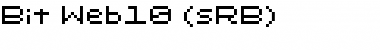 Download Bit Web10 (sRB) Regular Font Title Preview