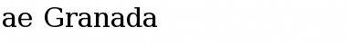 Download ae_Granada Regular Font Title Preview