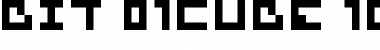 Download bit-01:cube 16 remix Regular Font Title Preview
