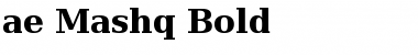 Download ae_Mashq Bold Font Title Preview