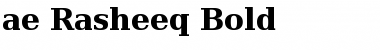 Download ae_Rasheeq Bold Font Title Preview