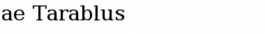 Download ae_Tarablus Regular Font Title Preview