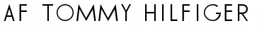 Download AF TOMMY HILFIGER Regular Font Title Preview