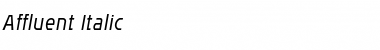 Download Affluent Italic Font Title Preview