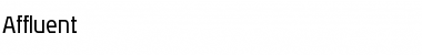 Download Affluent Regular Font Title Preview