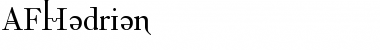 Download AFHadrian Regular Font Title Preview