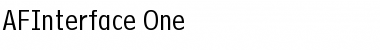 Download AFInterface Regular Font Title Preview