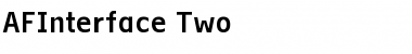 Download AFInterface Regular Font Title Preview